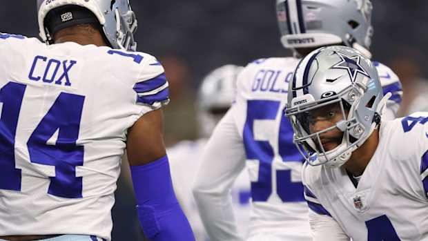 Jabril Cox and Dak Prescott